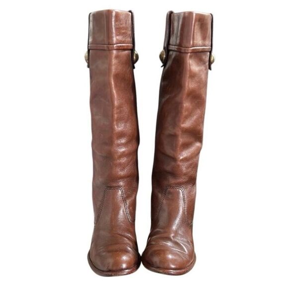 Coach 1941 Fayth Women’s 5.5 Brown Leather Boots - Picture 6 of 14